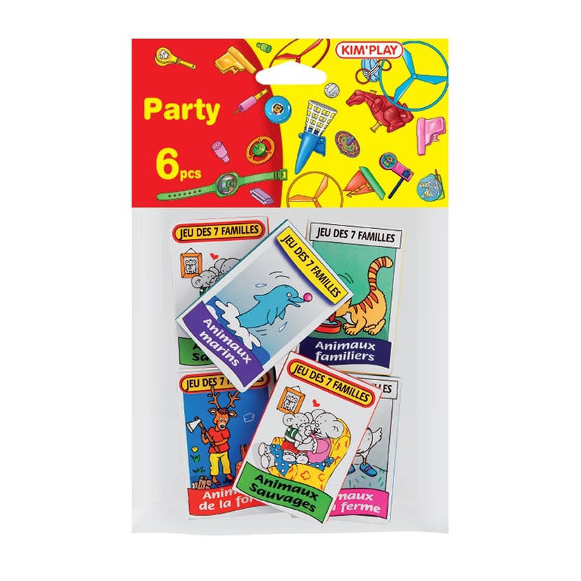 6 Jeux des 7 familles - Kim'Play - Emballage créatif - Emballage