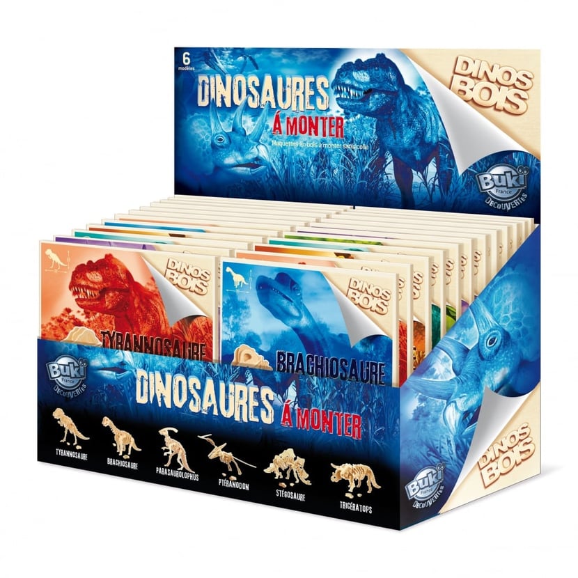 LULUFUN Kit de Blocs de Construction de Dinosaures, Jouets de Mini