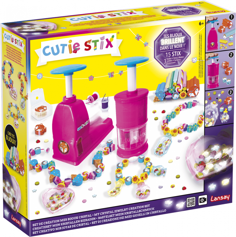 Cutie Stix - Recharge Magic - Création de bijoux enfants - Dès 6 ans -  Lansay