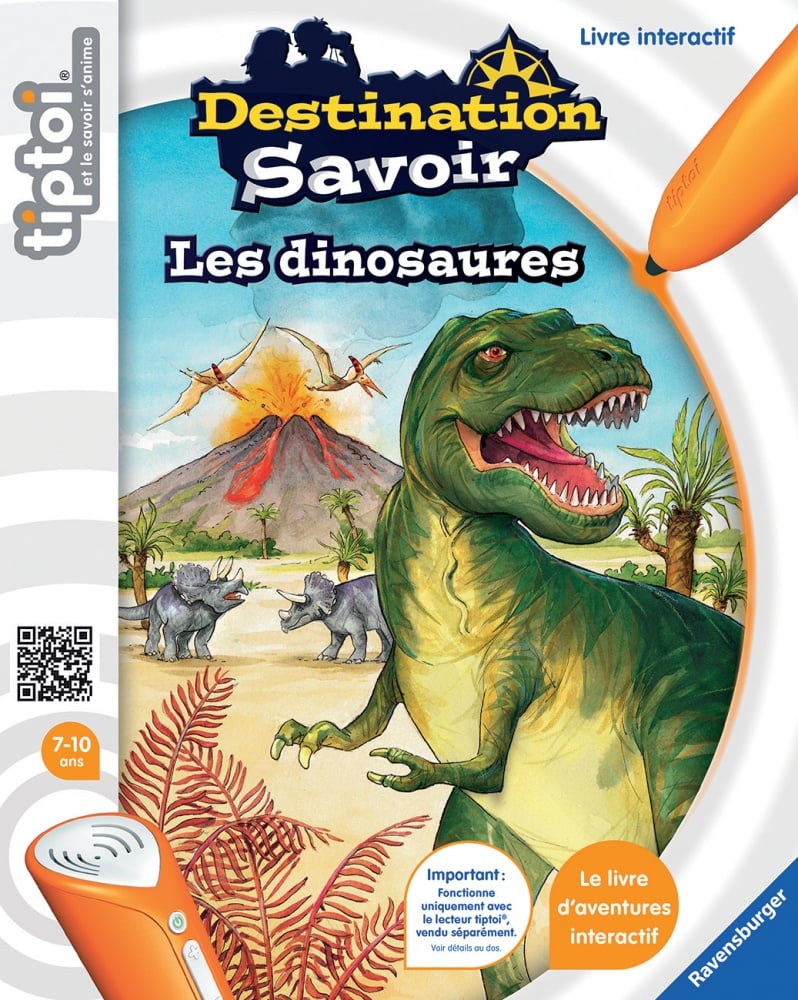 Tiptoi destination savoir - les dinosaures Ravensburger - Jeux d