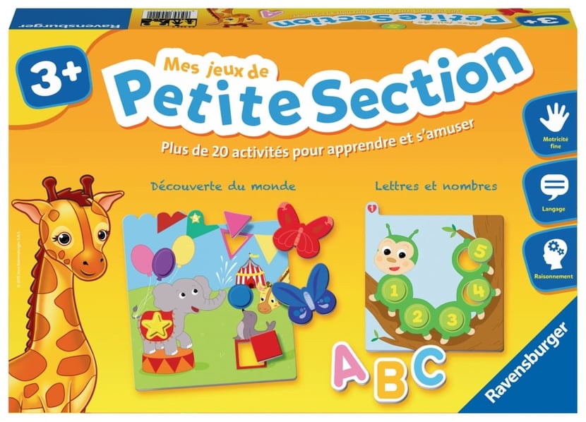Jeux éducatifs amusants / 4-5 ans, 2e maternelle, maternelle moyenne  section - COLLECTIF - Librairie L'Armitière