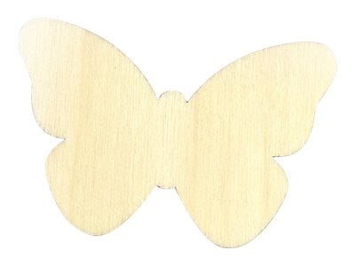 10 papillons en bois - 3 modèles différents- couleur naturelle - Créalia -  Les Accessoires Déco