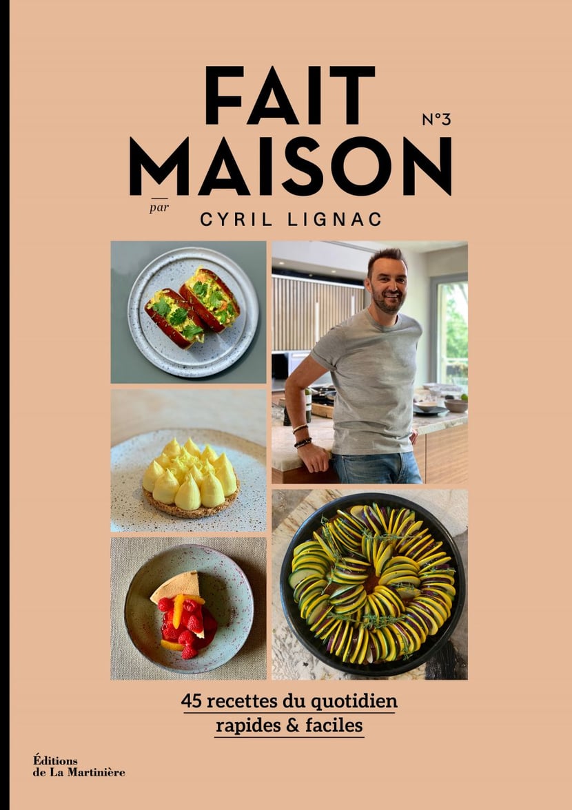 Le livre de cusine de Cyril Lignac, une idée cadeau cuisine et gourmande !