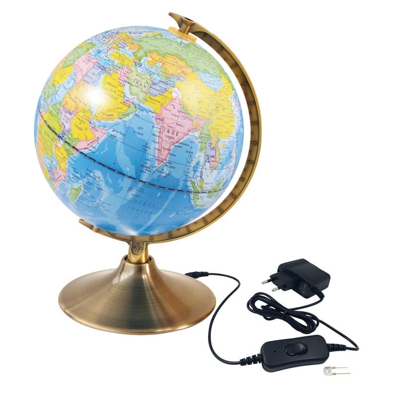 Globe lumineux USB  Nature & Découvertes