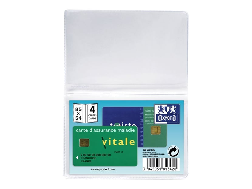 Étui/pochette de voyage en vinyle PVC pour cartes à jouer à 2