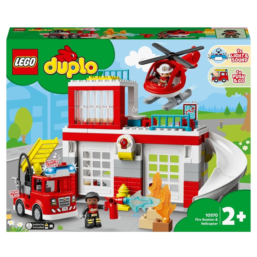 LEGO® 10970 La caserne et l'hélicoptère des pompiers LEGO