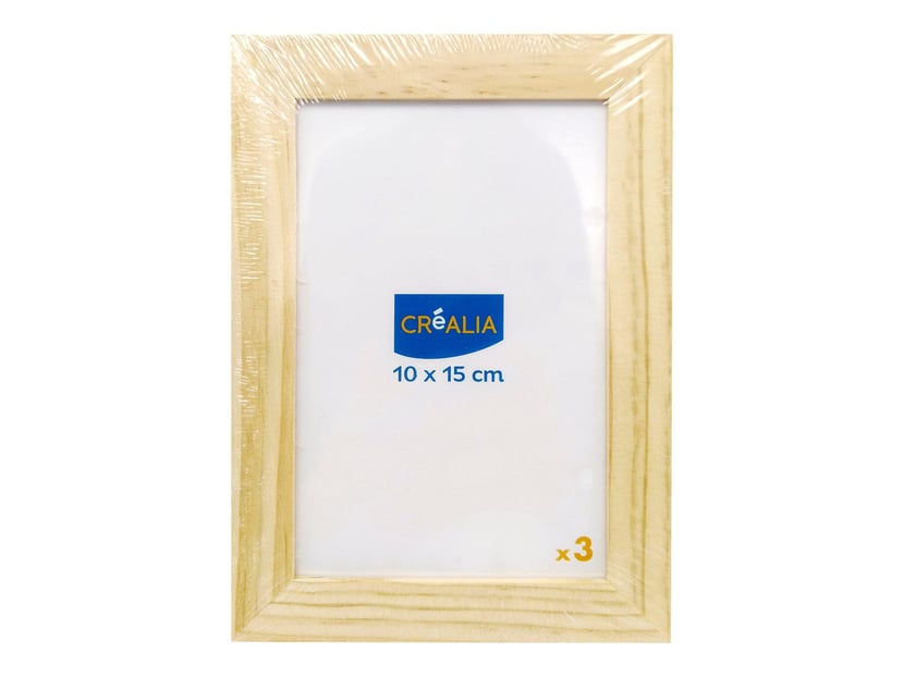 Lot De 8 Cadres Photo En Bois à Peindre 20x15 Cm - Kit DIY Avec Strass Et Autocollants - Activité Créative Enfants