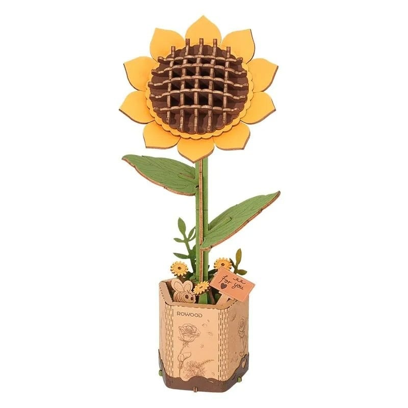 Puzzle 3D 86 pièces - Tournesol - Rowood - Jeux de construction | Cultura