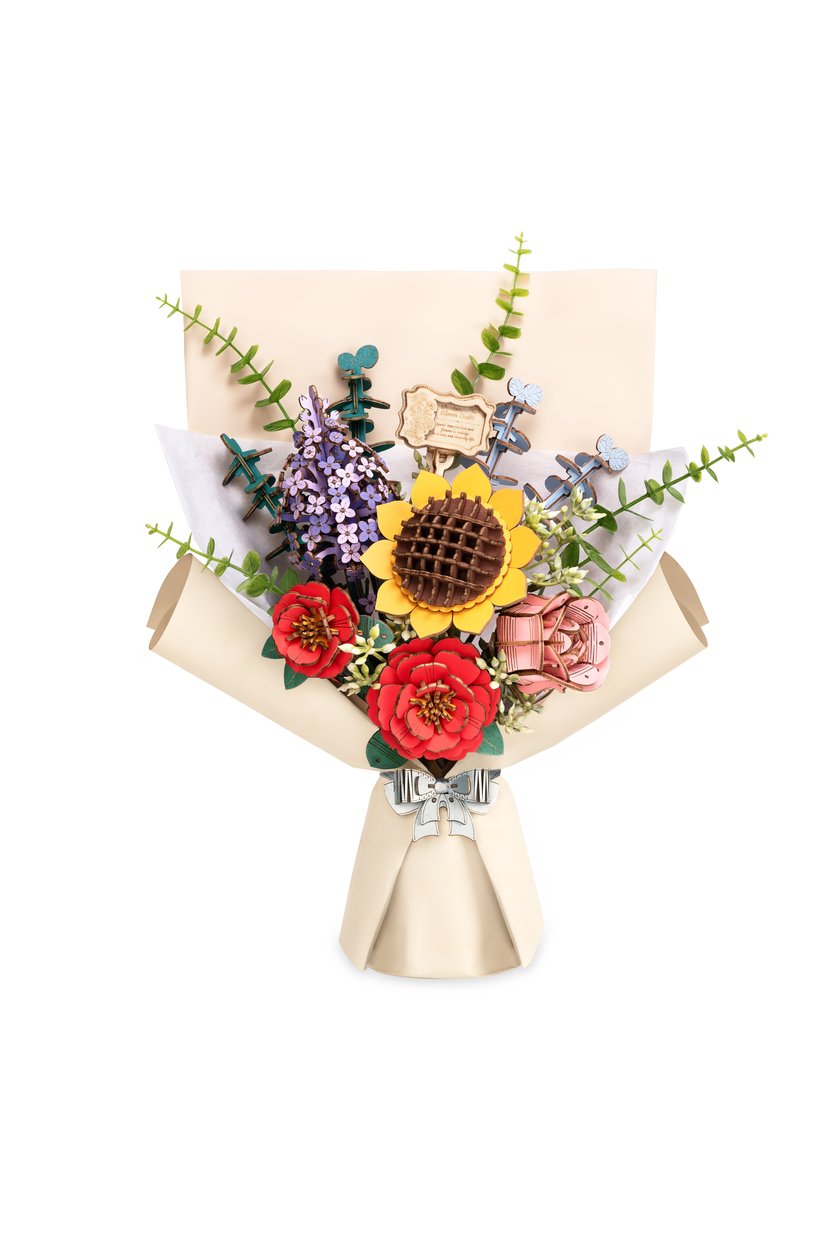 Maquette 581 pièces - Bouquet de fleurs - Rowood
