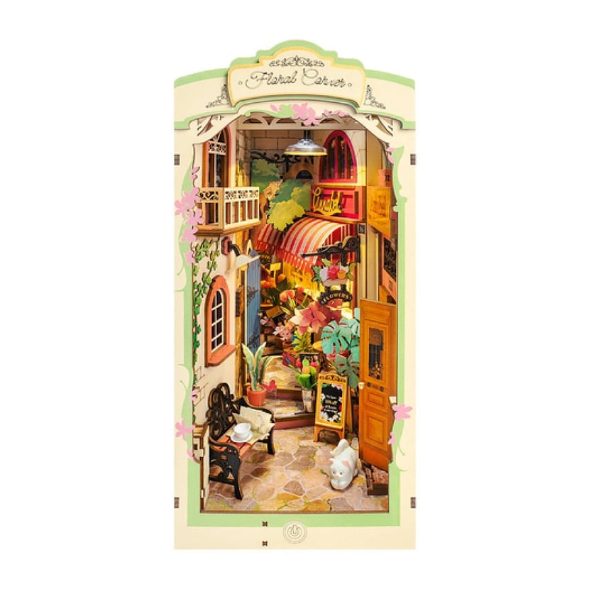 Puzzle 3D Book Nook : Floral Corner - Rolife