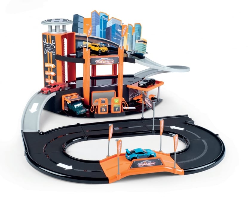 Garage Motor City Plus - Majorette - Mini véhicules et circuits - Jeux  d'imagination
