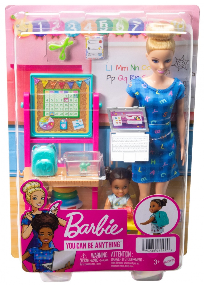 Barbie Coffret maîtresse d'école Poupée et poupon Jeux d