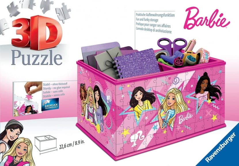 Puzzle 3D - Boite de rangement Barbie - Ravensburger - Puzzle 3D