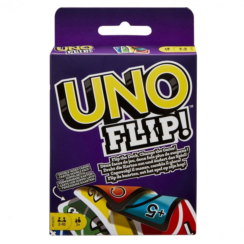 Mattel Games - Uno Flip Side - Jeu de cartes Familles - 7 ans et +