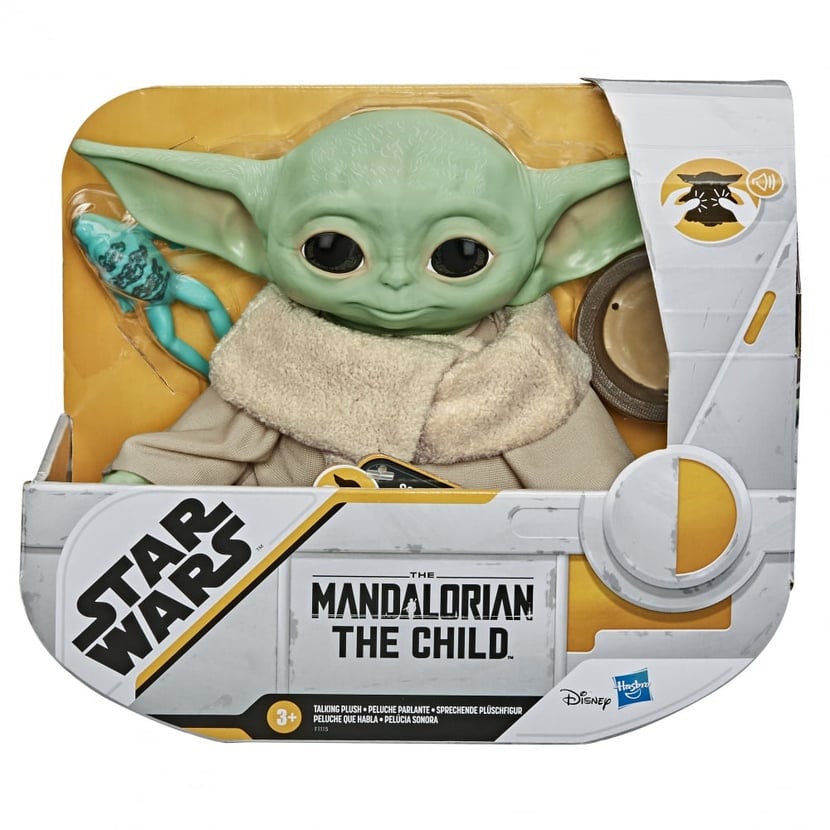 Star wars - the mandalorian figurine peluche animée l'enfant - dès 3 ans  Mattel