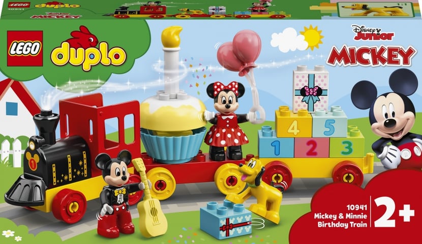 Jouet LEGO DUPLO 10941 Le train d'anniversaire de Mickey et Minnie Disney  Junior - Jouets/LEGO - La Boutique Disney