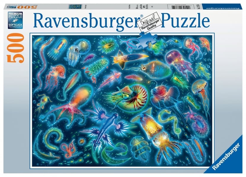 Puzzle 500 pièces - Espèces sous-marines colorées