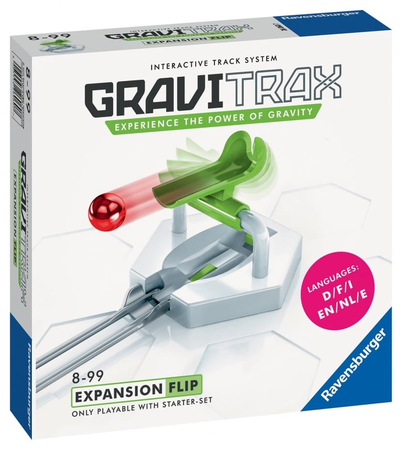 GraviTrax Bloc d'action Scoop - Ravensburger - Circuit de billes créatif  STEM blanc - Ravensburger