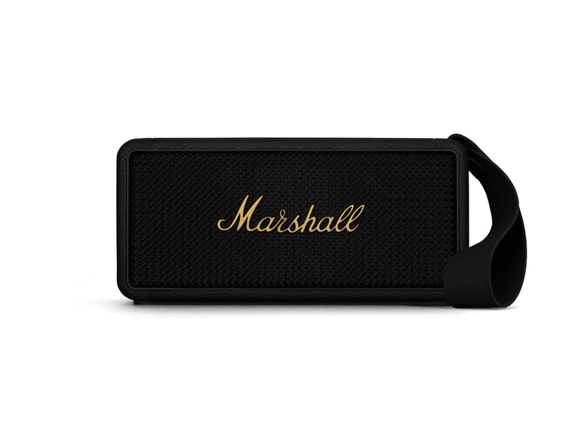 Enceinte portable sans fil Bluetooth Marshall - Middleton - noir et laiton  - Enceinte
