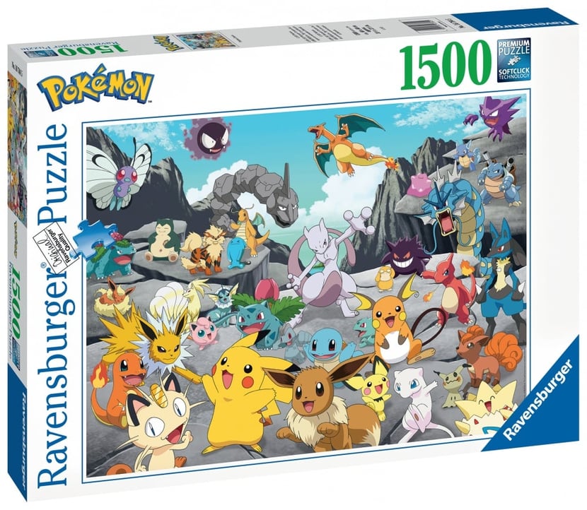 Puzzle 1500 pièces - Pokémon Classics