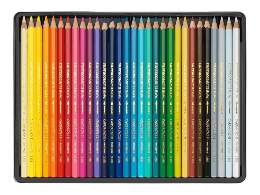 Boite de crayons de couleur Supracolor Aquarelle