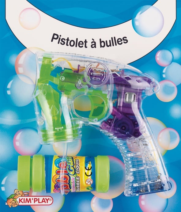 Pistolet à bulles automatique - Petits jeux de récré - Jeux de récré