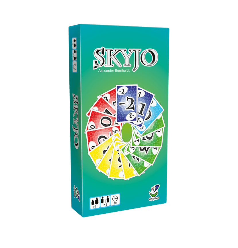 1 Carte De Jeu «skyjo Card Game» Pour Réunions De Famille, Jeux De