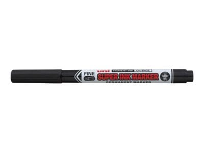 Marqueurs Permanents Blendura Lot De 12 - Pointe Conique 1-3 Mm, Encre Noire Indélébile, Pour Plastique, Métal, Bois, Verre, étanche Et Résistante