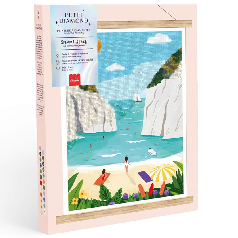 Coffret Petit Diamond - Diamond Painting Stiniva Beach par Maja Tomljanovic