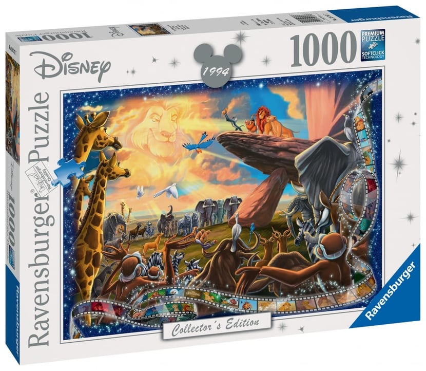 Ravensburger Puzzle 1000 pièces - Le Roi Lion (Collection Disney)