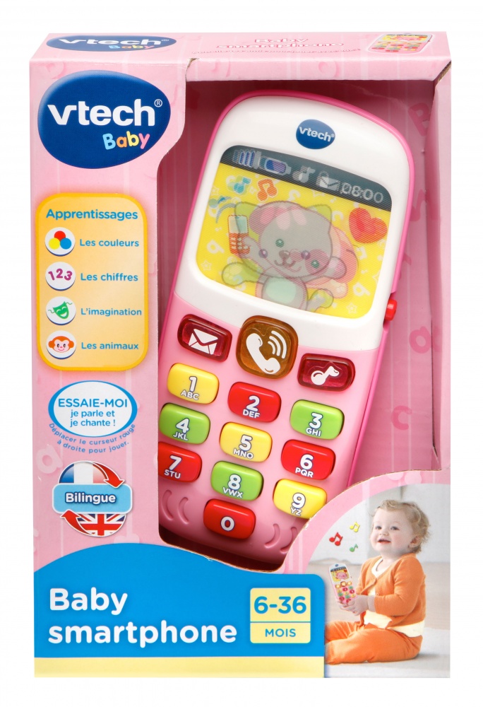 Téléphone - Baby smartphone bilingue