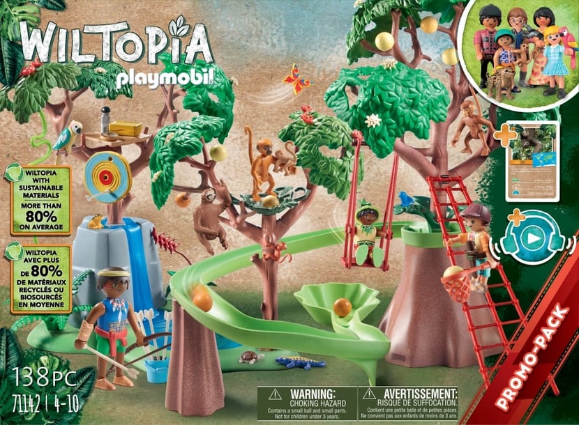 Playmobil® - Aire de jeu tropicale de la jungle - 71142 - Playmobil®  Wiltopia