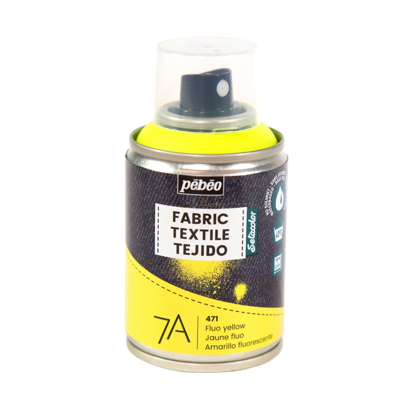 Peinture Textile Color, jaune néon, 500 ml/ 1 flacon 