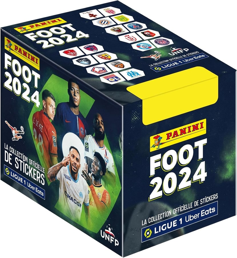 Jeu de cartes Panini Foot Ligue 1 2022 Album avec 5 pochettes