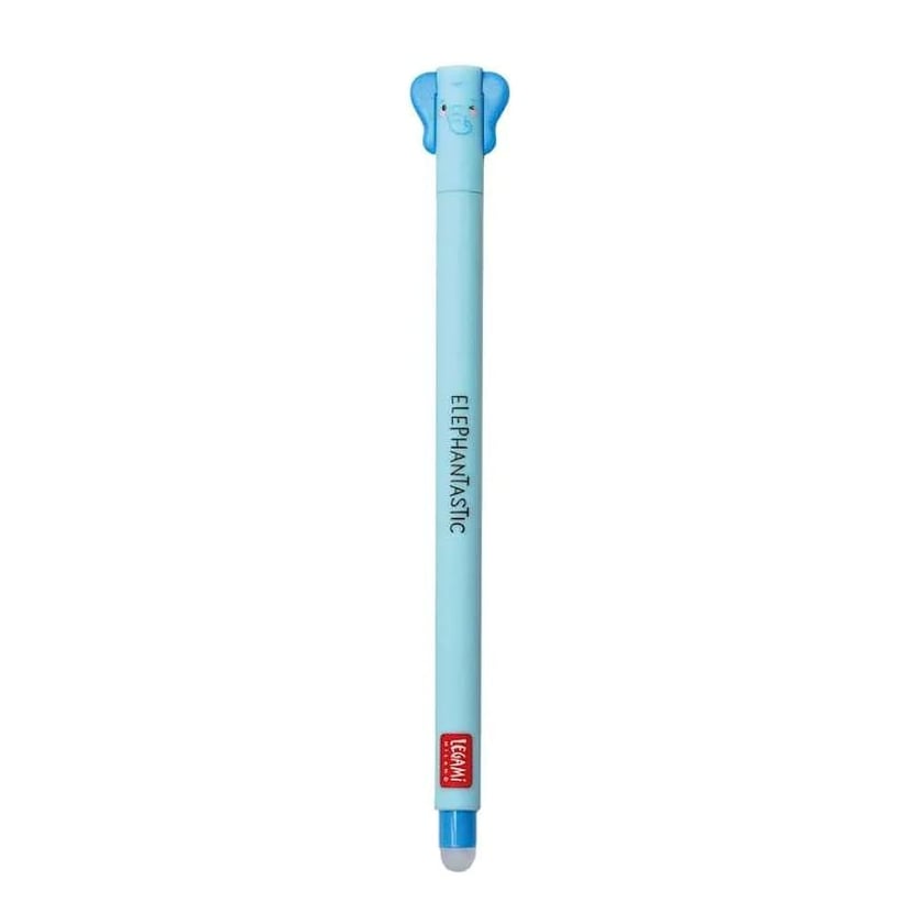 Stylo à encre gel effaçable Legami - Erasable Pen - Bleu - Pointe moyenne  0,7 mm
