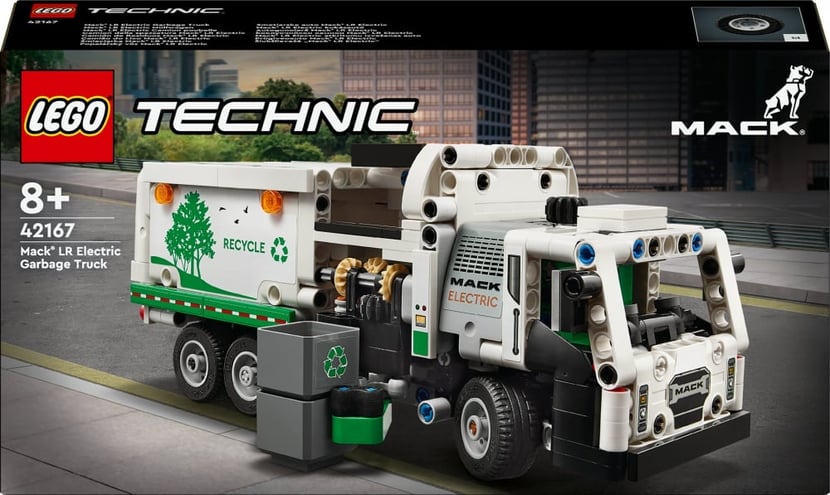 LEGO® 42167 - Mack® LR Electric Camion poubelle - LEGO® Technic