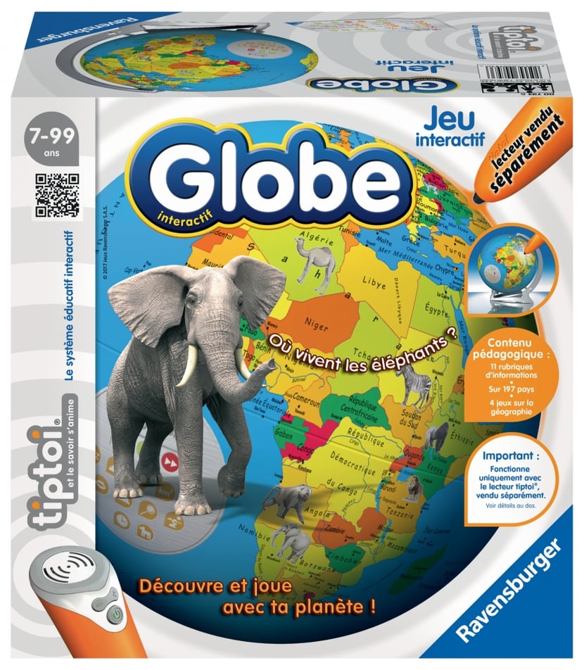 tiptoi® - Globe interactif - Jeux éducatifs