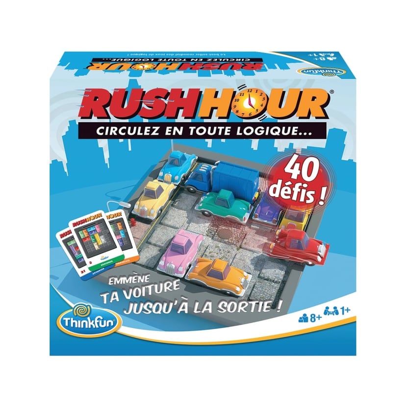 Rush Hour 4 - Le taxi Ravensburger : King Jouet, Jeux de stratégie  Ravensburger - Jeux de société