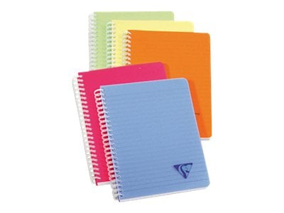 Cahier spirale Clairefontaine Linicolor A5 14,8 x 21 cm
