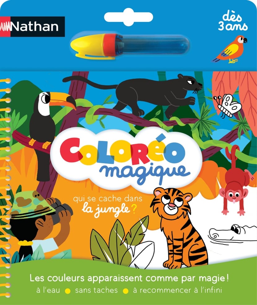 Nathan - Loisirs créatifs - Coloréo bébés - Le coloriage magique à l'eau