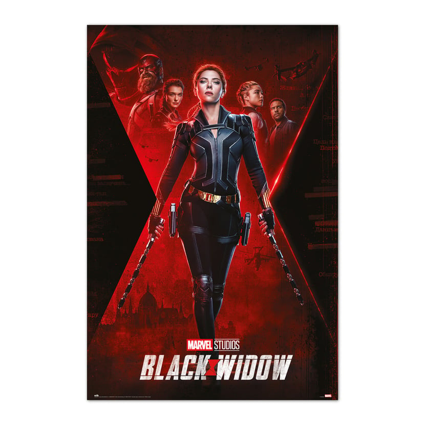 Poster Marvel - Black Widow - 61 x 91,5 cm - Produits dérivés Musique