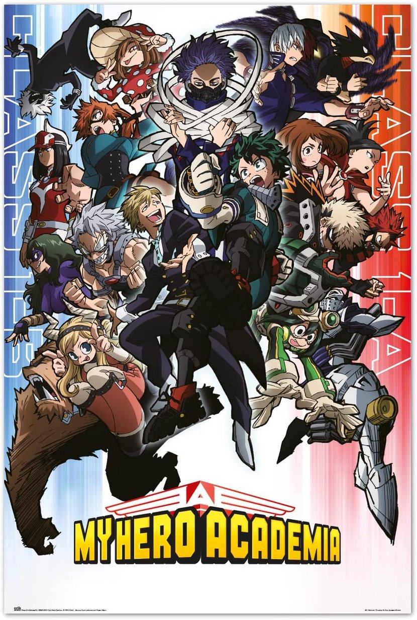 Poster My Hero Academia : Seconde A