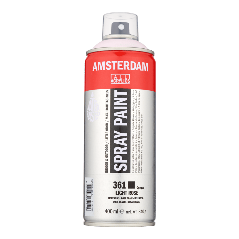 Bombe de peinture Amsterdam - 400 ml - Rose Clair - Peinture Acrylique