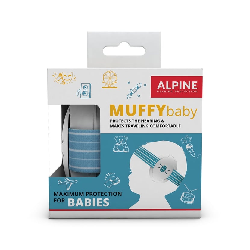 Casque Anti-bruit - Alpine - Muffy Baby - Bleu