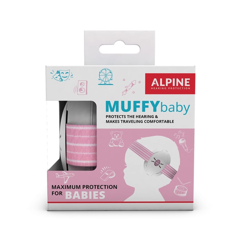 Alpine Muffy Pink casque anti-bruit pour enfants