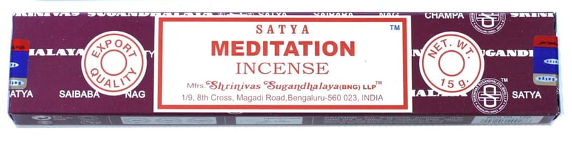 Encens Nag Champa Satya - Méditation - 15 grs