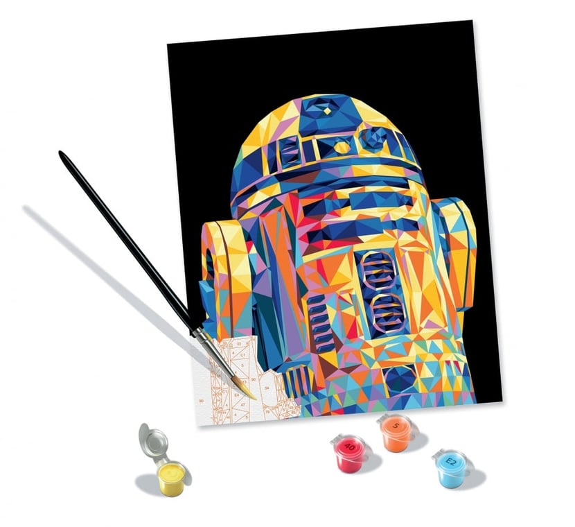 Peinture au numéro Ravensburger - CreArt - R2D2 / Star Wars - 24 x