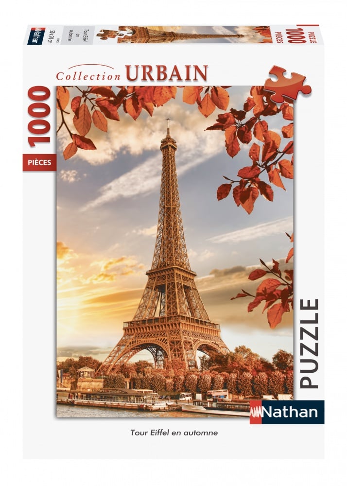 Nathan Puzzle 1000 pièces - Tour Eiffel en automne