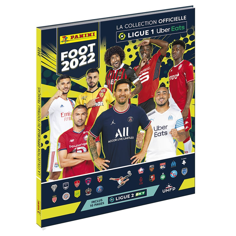 Panini Foot 2023 Ligue 1 Stickers - Album + Boîte de 50 pochettes