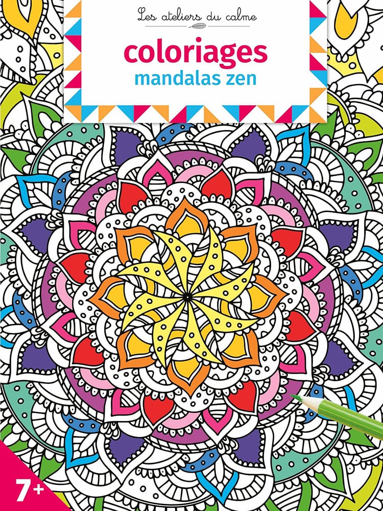 Coloriages mandalas zen - 2017177504 - Livres jeux et d'activités